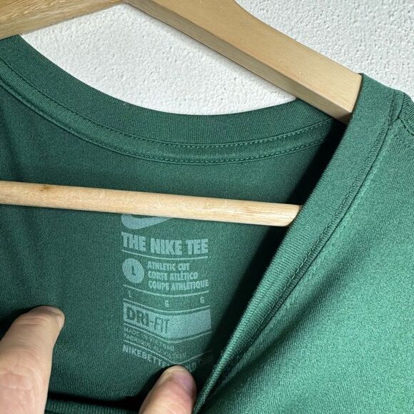 New York jets Nike dri-fit short sleeve t shirt men’s size large green - Picture 7 of 9